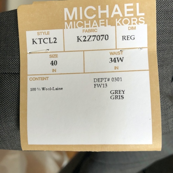 Michael Kors Grey 2-Piece Suit - Picture 4 of 4